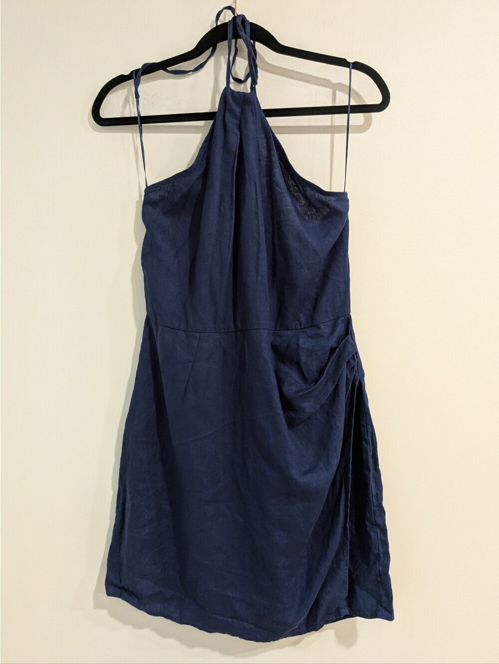 NEW Reformation Dory Linen Halter Neck Dress